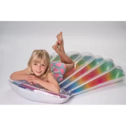 Splash & Fun Luftmatratze Muschel 135 X 115 Cm -Berühmter Spielzeug Geschäft 77001204 6 1 4018501079759
