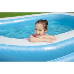 Bestway Family Pool Blau Ca. 262 X 175 X 51 Cm -Berühmter Spielzeug Geschäft 77700986 7 2 6942138950526