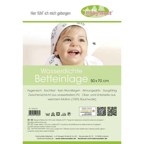 Wasserdichte Betteinlage, 5er PACK/VE Weiss Gr. 50x70 Cm 3 Wasserdichte Betteinlage, 5er PACK/VE Weiss Gr. 50x70 Cm