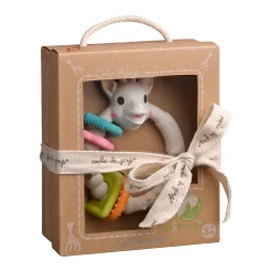 Beißring So'Pure Colo'rings Sophie La Girafe, 100 % Naturkautschuk, Ca. 13x10 Cm, Ab 0 Monate