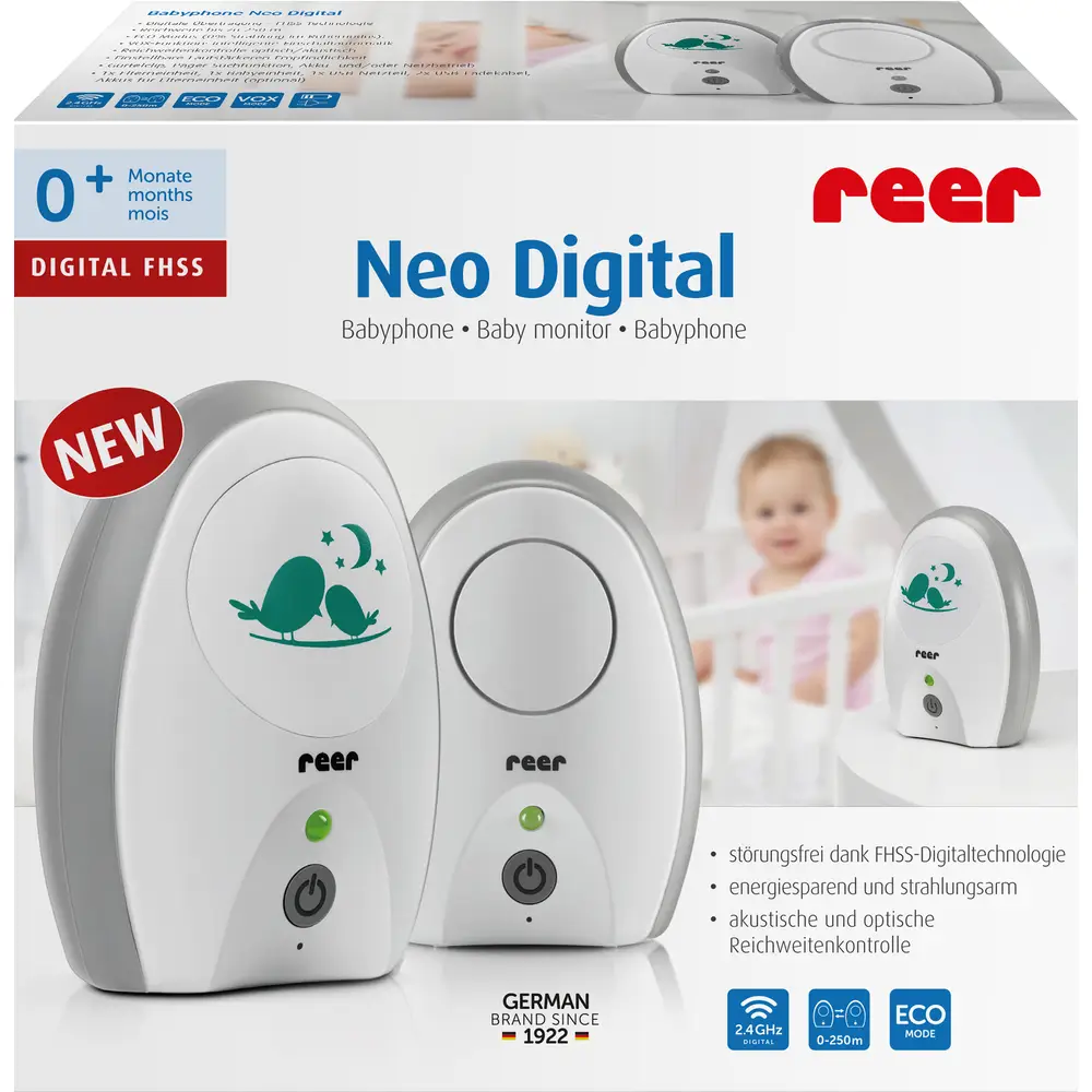 Reer 50040 Neo Digital Babyphone 5 Reer 50040 Neo Digital Babyphone – Bild 3