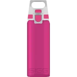 SIGG Total Color Berry 0,6 L, BPA Frei, Auslaufsicher, Co# Tauglich