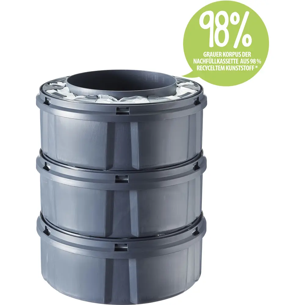 Tommee Tippee Nachfüllkassetten Für Twist & Click Und Sangenic Tec Windeleimer, 3er Set 4 Tommee Tippee Nachfüllkassetten Für Twist & Click Und Sangenic Tec Windeleimer, 3er Set – Bild 2