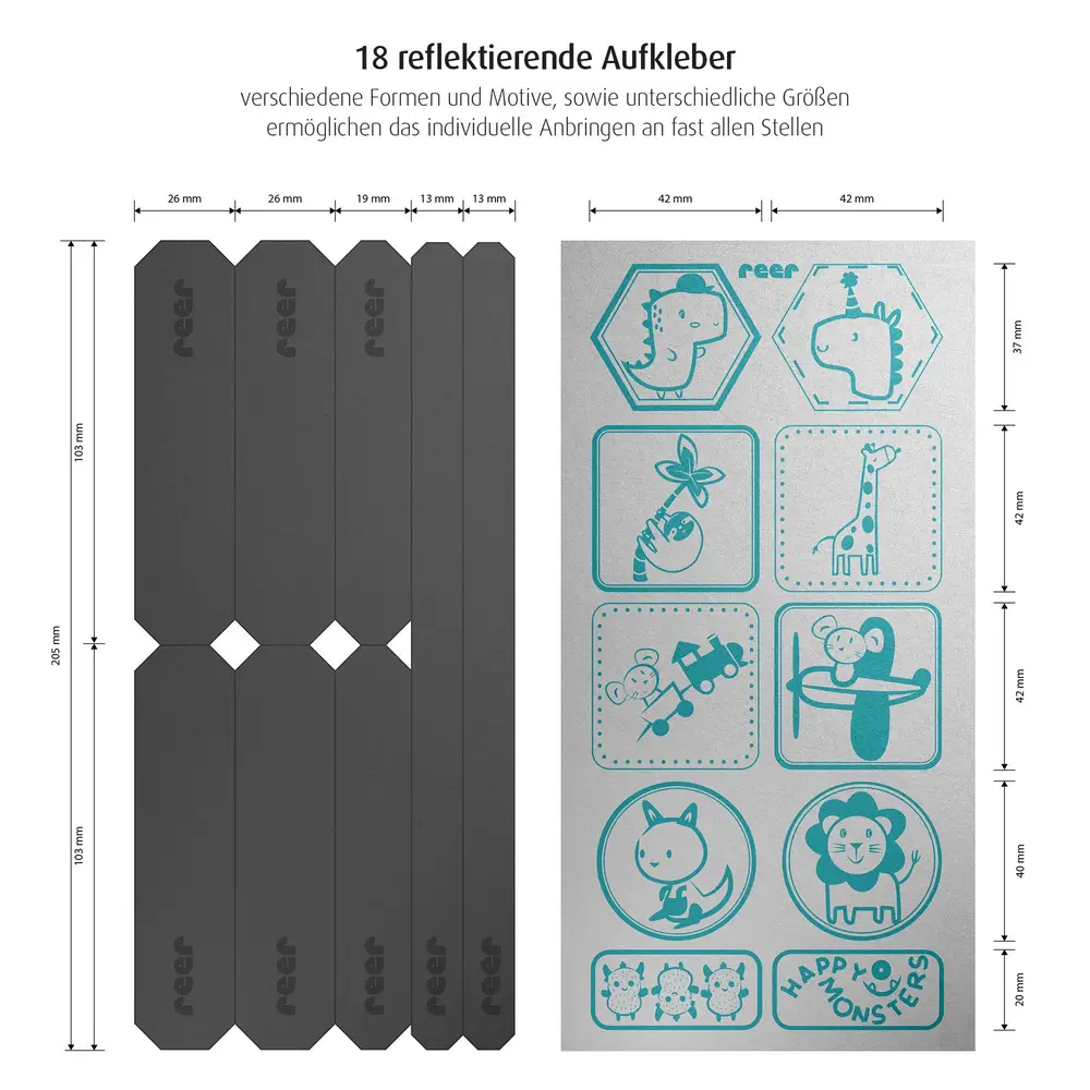 Reer - Reflektorsticker Set 14 Reer - Reflektorsticker Set – Bild 12