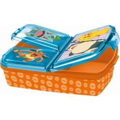 P:OS Dreigeteilte Brotdose Im Pokemon Design