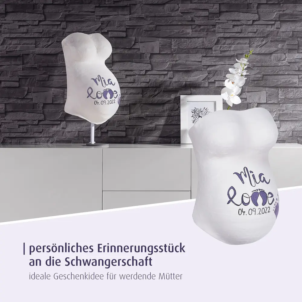 Reer Mama Babybauch-Gipsabdruck-Set 8 Reer Mama Babybauch-Gipsabdruck-Set – Bild 6